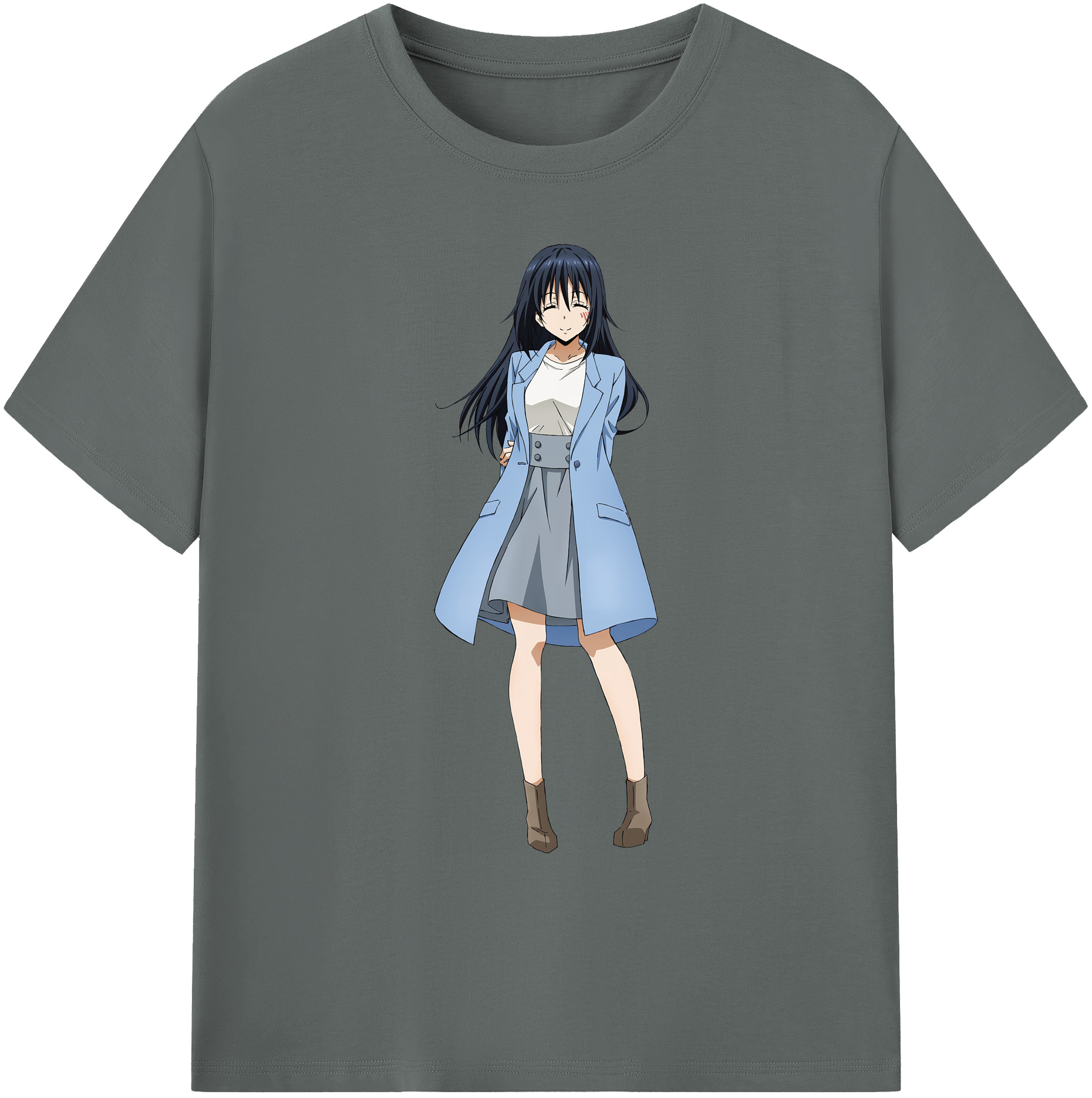 （画像用） 転スラ Regarding Reincarnated to Slime 綿100％ メンズ半袖Tシャツ｜肌触りやわらか＆通気性
